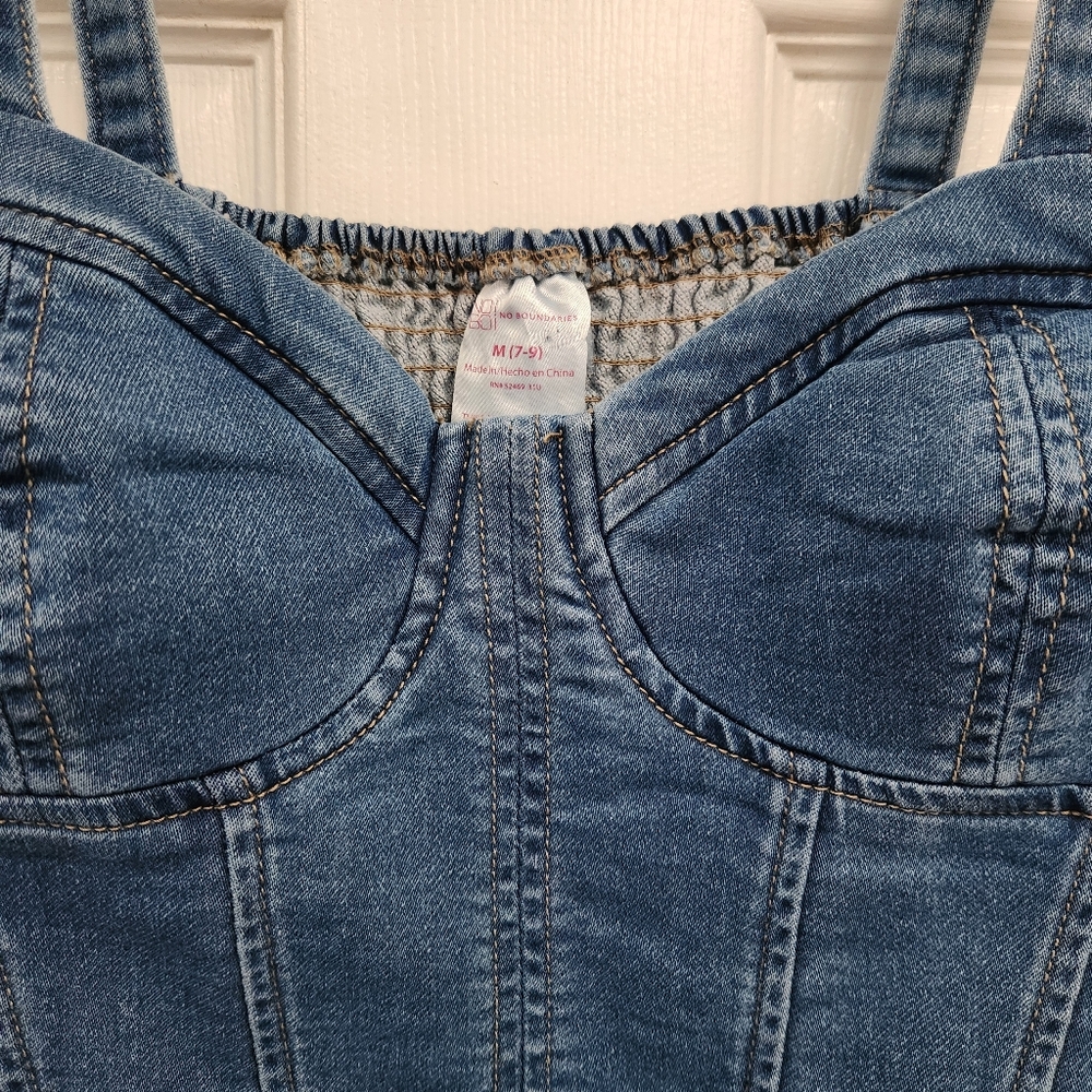 No Boundaries Denim Blue Corset - Picture 3 of 11